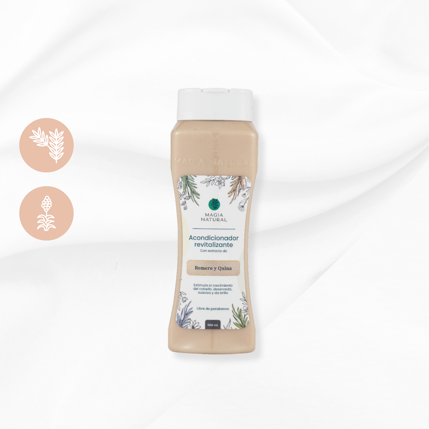 SHAMPOO DE ROMERO Y QUINOA 500 ML