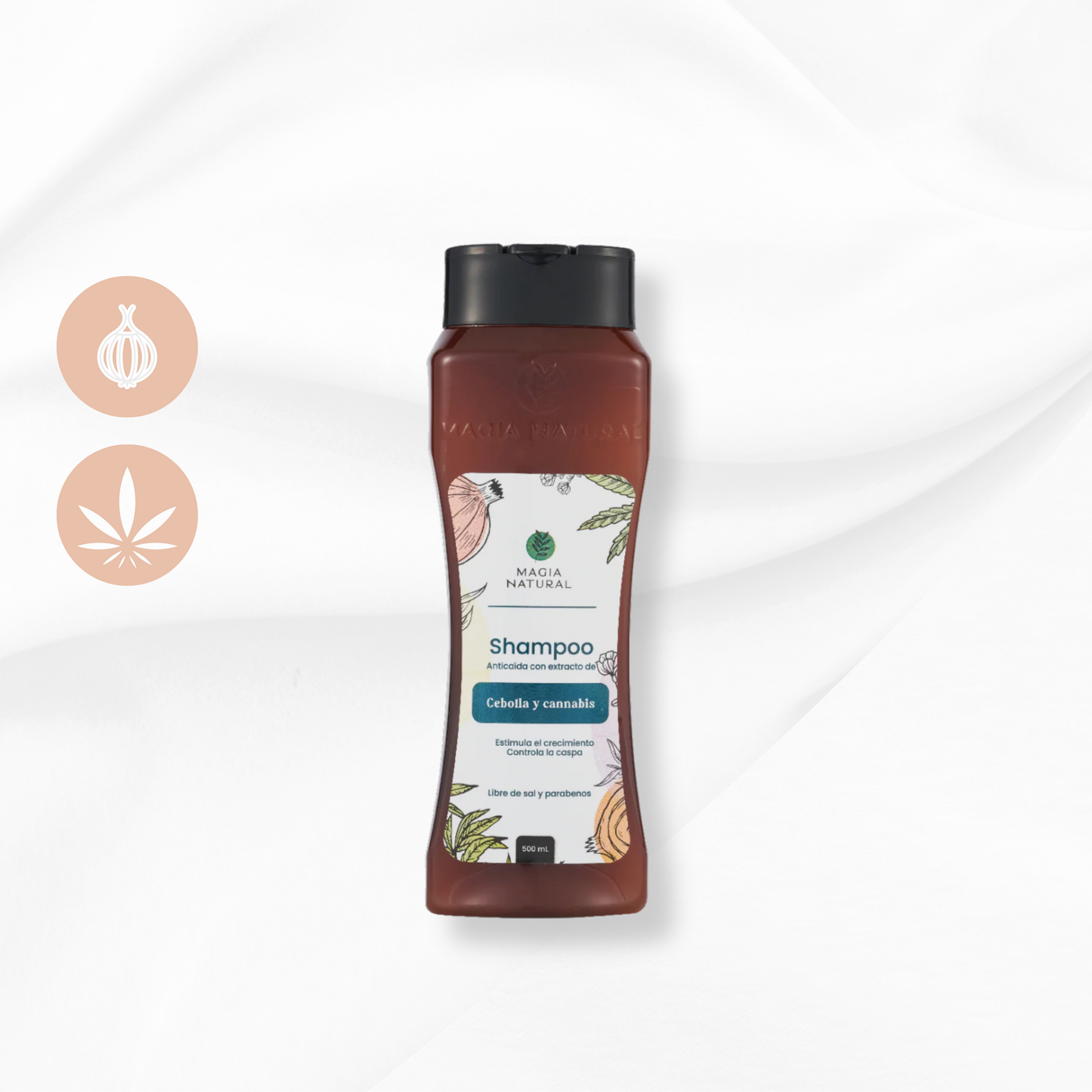 SHAMPOO DE CEBOLLA Y CANABIS 500 ML