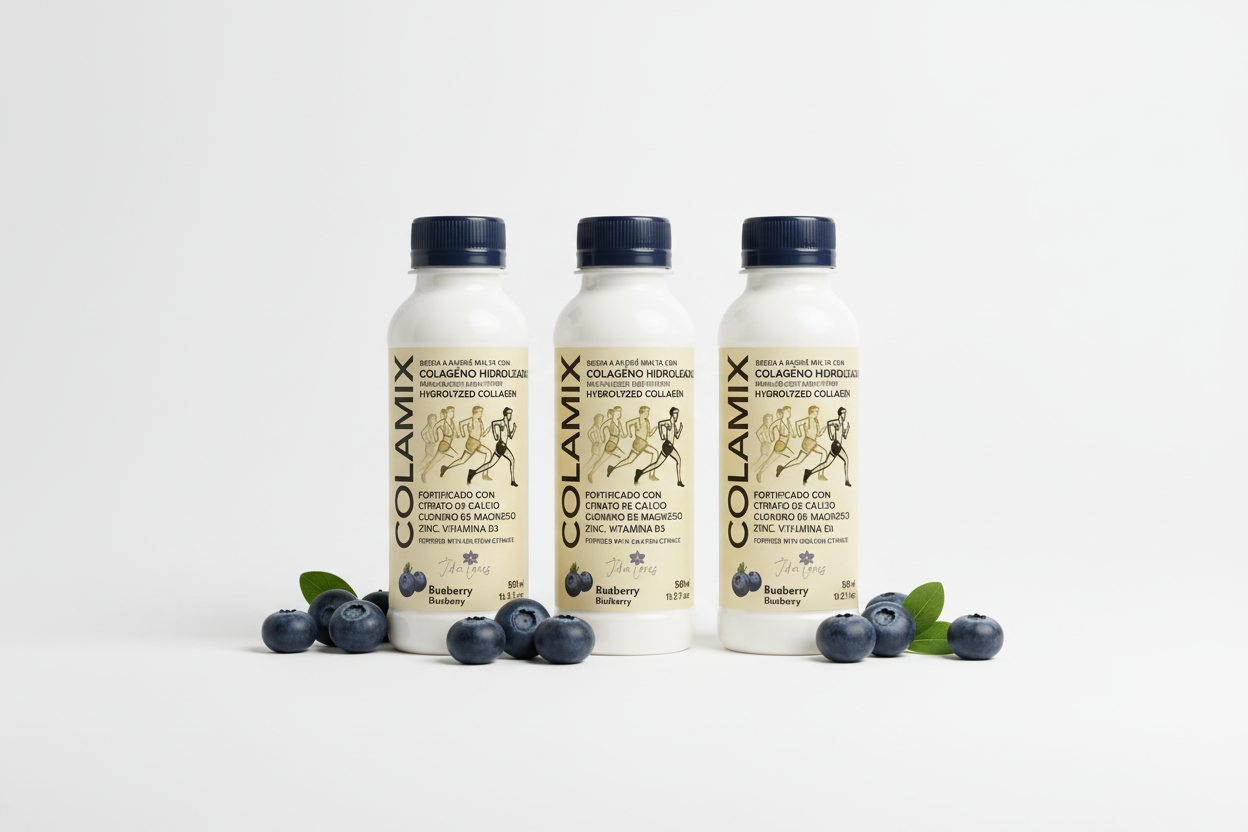 Tres botellas de COLAMIX